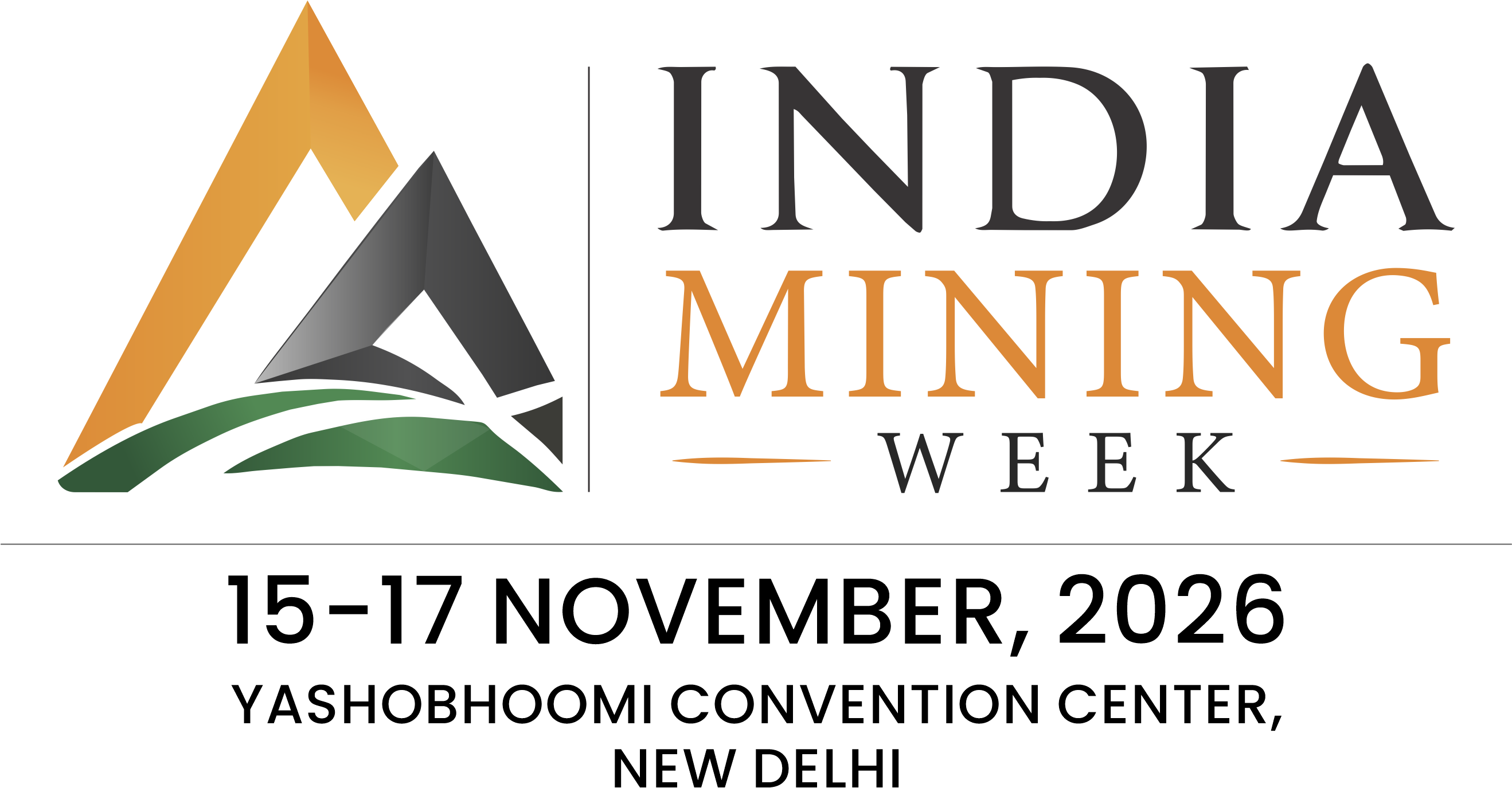 India Mining Week (IMW) 2026, to be held from 15&ndash;17 November 2026