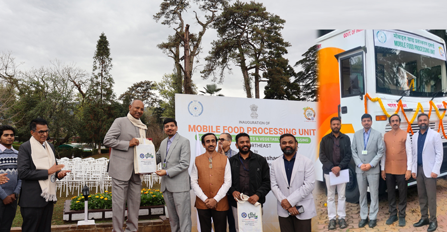 Inauguration of Mobile Food Processing Unit by Meghalaya Governor to empower northeast farmers